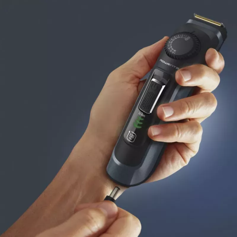 Rowenta partatrimmeri TN3804E0 Virtuo langaton 39 pituusasetusta musta/sininen