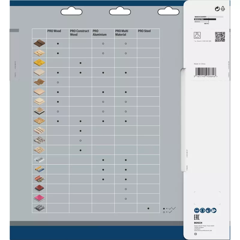 BOSCH Standard for Wood akkusaha terä 305x30x40z
