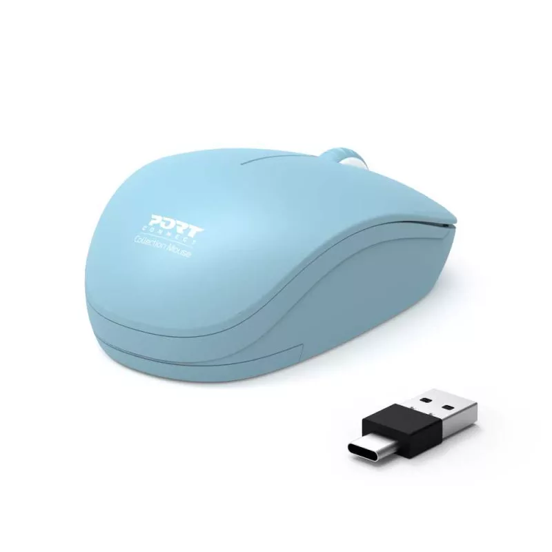 PORT CONNECT Mouse Collection II langaton 2,4 GHz pastellinsininen
