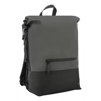MOBILIS Two-Tone Rolltop Backpack 14-16 harmaa/musta 25L