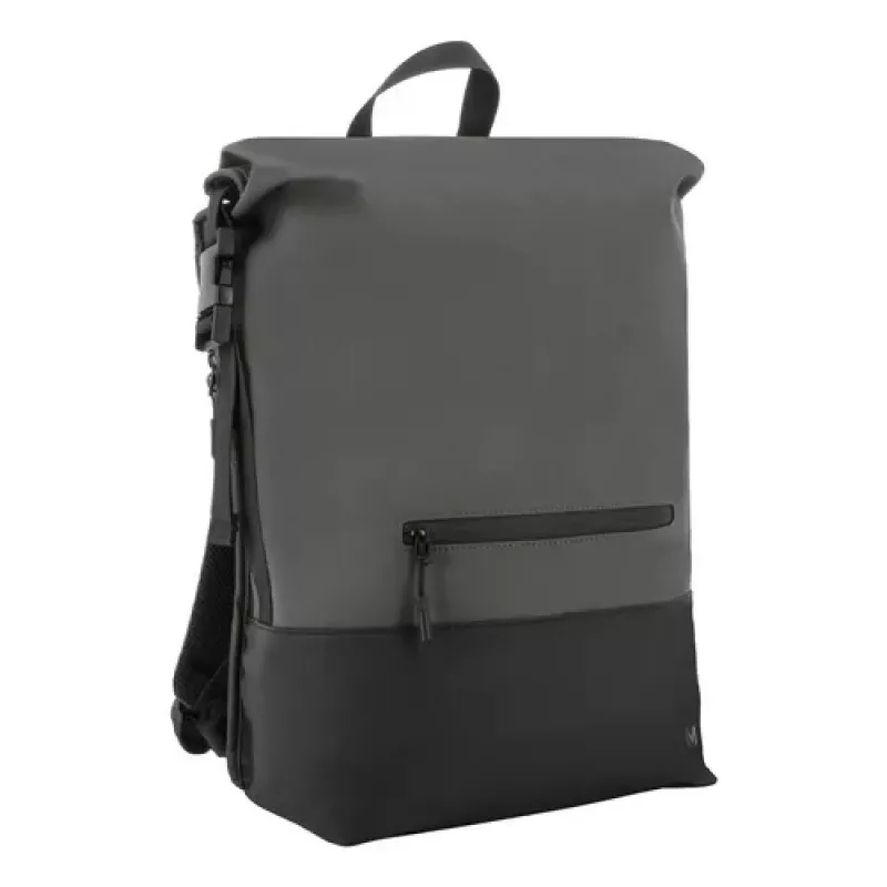 MOBILIS Two-Tone Rolltop Backpack 14-16 harmaa/musta 25L