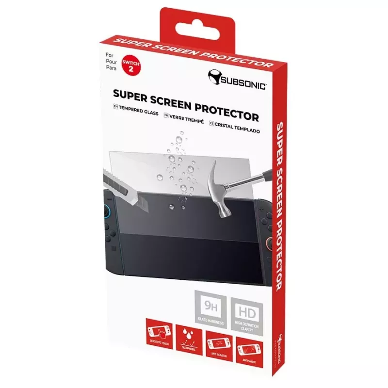Subsonic Super Screen Protector karkaistu lasi Nintendo Switch 2