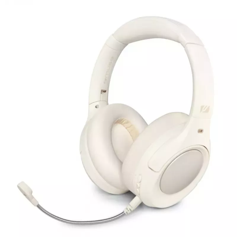 Muse M-295 ANCW langattomat over-ear-kuulokkeet aktiivisella melunvaimennuksella, valkoinen