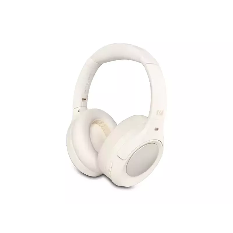 Muse M-295 ANCW langattomat over-ear-kuulokkeet aktiivisella melunvaimennuksella, valkoinen