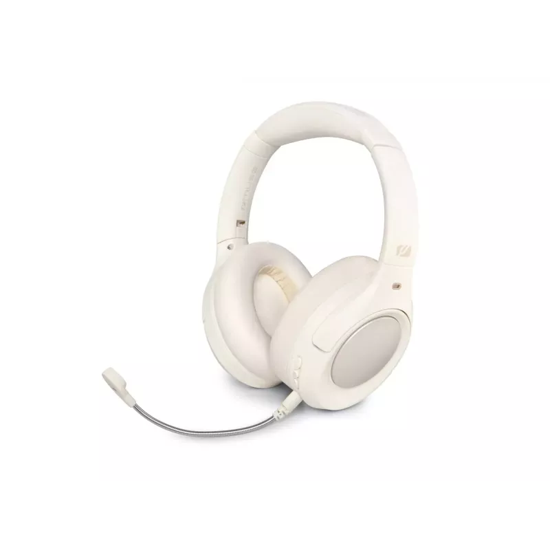 Muse M-295 ANCW langattomat over-ear-kuulokkeet aktiivisella melunvaimennuksella, valkoinen
