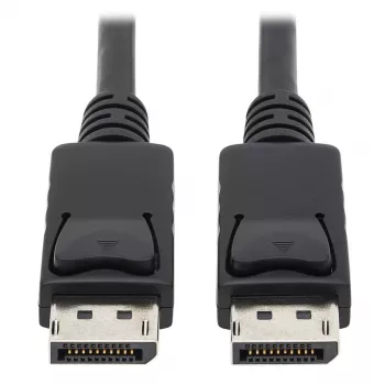 EATON Tripp Lite Series DisplayPort-kaapeli lukittavilla liittimillä, 4K 60 Hz (M/M), musta, 10 ft (3,05 m)