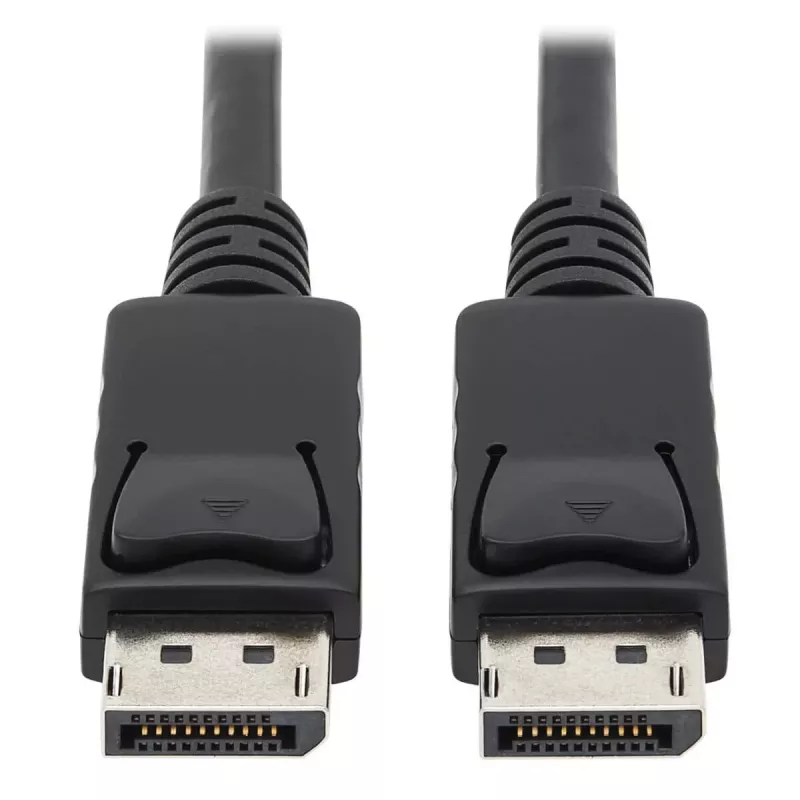 EATON Tripp Lite Series DisplayPort-kaapeli lukittavilla liittimillä, 4K 60 Hz (M/M), musta, 10 ft (3,05 m)