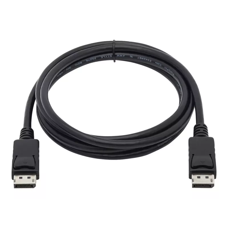 Tripp Lite Series DisplayPort-kaapeli lukittavilla liittimillä, 4K 60 Hz (M/M), musta, 1,8 m