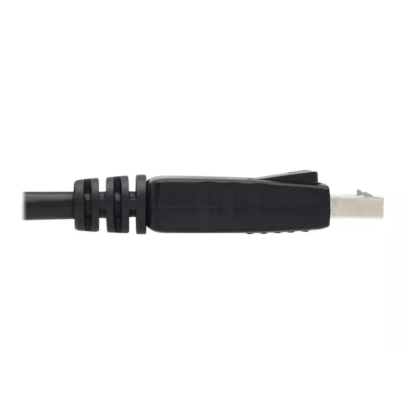 Tripp Lite Series DisplayPort-kaapeli lukittavilla liittimillä, 4K 60 Hz (M/M), musta, 1,8 m