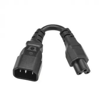 Eaton Tripp Lite Series virtakaapeli - IEC C14 - IEC C5 - 0,15 m - musta