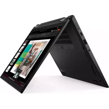 Lenovo ThinkPad L13 Yoga G4 2-in-1-kannettava, AMD Ryzen 5 7530U, 8 GB RAM, 256 GB SSD, 13,3 tuuman WUXGA-kosketusnäyttö (kunnostettu)