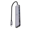 SBOX H-999 7-in-1 USB-C-keskitin Space Gray
