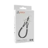 SBOX LANYARD BLACK USB-C - USB-C -kaapeli 1,5 m musta
