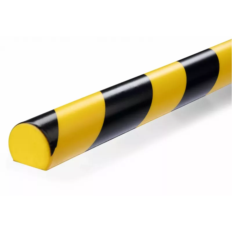 Durable S32R lattiakaapelisilta, PVC, musta/keltainen, pyöristetty, 1000 mm