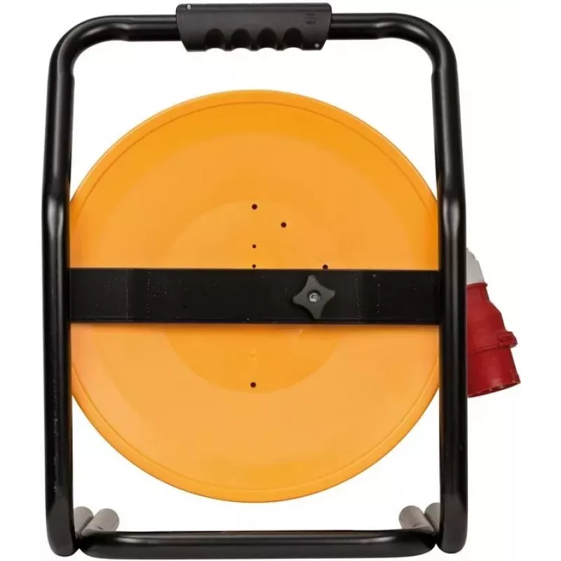Brennenstuhl 1319110010 kaapelikela 40m H07RN-F 3G2.5 IP44 4x Schuko musta/oranssi