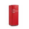 SEVERIN RKG 8930 Retro Red jää-pakastinyhdistelmä, 208 L, energialuokka E