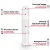 EINHELL-KWB SDS-plus talttasarja 250 mm, 4-osainen