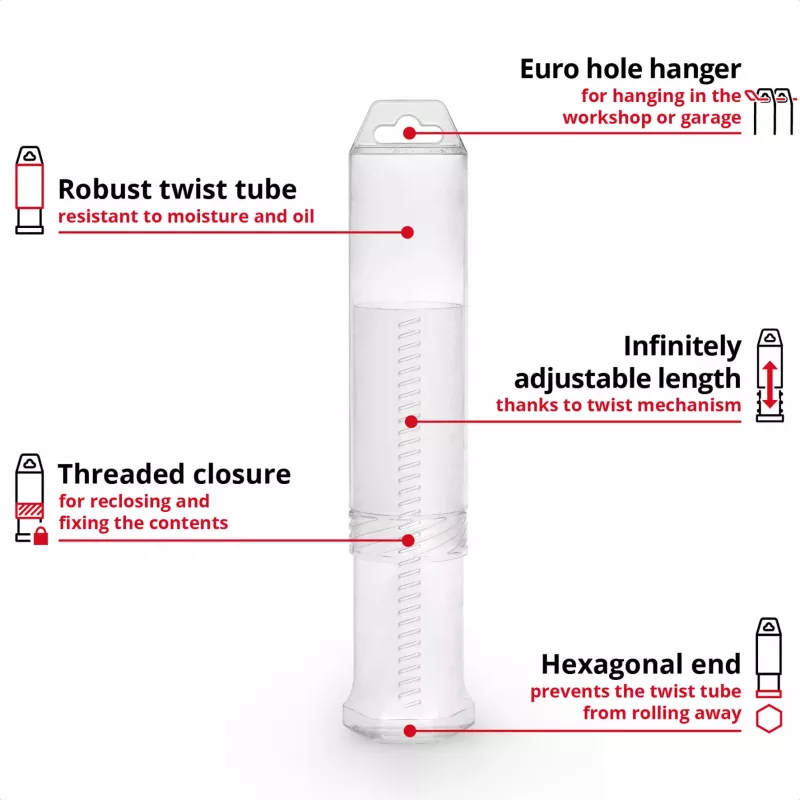 EINHELL-KWB SDS-plus talttasarja 250 mm, 4-osainen