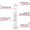 EINHELL-KWB SDS-plus poranteräsarja, Ø 6-14 mm (7-osainen, 210 mm)