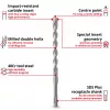 EINHELL-KWB SDS-plus poranteräsarja, Ø 6-14 mm (7-osainen, 210 mm)