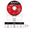EINHELL-KWB katkaisulaikka ohut, Ø 115 x 1,0 mm, 5 kpl (kulmahiomakoneelle)