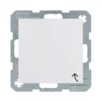 Berker 47528989 pistorasia Schuko tyyppi F 1-osainen IP44 polarvalkoinen kiiltävä S.1