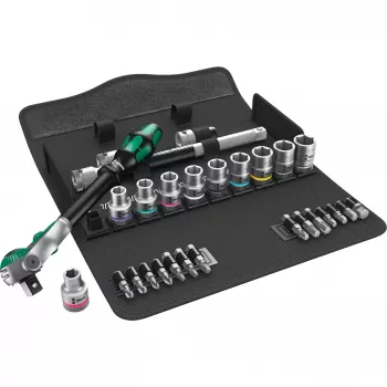 WERA Zyklop Speed -räikkäsarja 1/2 inch + hylsyt, 28-osainen
