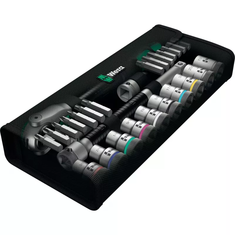 WERA Zyklop Speed -räikkäsarja 1/2 inch + hylsyt, 28-osainen