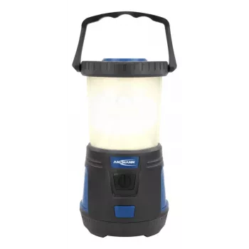 ANSMANN CL600B akkuleirintälyhty - musta/sininen - ABS - ripustuskoukku - IPX4 - 600 lumenia
