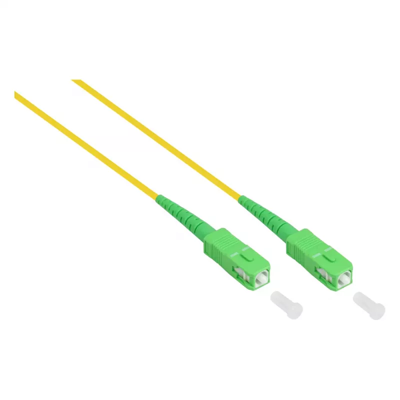 Good Connections OS2 Singlemode -kuituverkkokaapeli LC/SC Duplex 9/125 µm 3 m keltainen