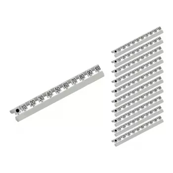 GoodConnections numeromerkit LC-kuituoptisille kaapeleille, 10-100 kymmenen välein, 10 kpl:n sarja (GC-N0071)