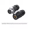 GoodConnections IC01-20P301 teollisuusliitin S1 Power, 3-napainen pistoke, M20, napsahduslukitus, juotosliitäntä, IP65/66