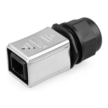 GoodConnections Industrial Connector S6 - pistoke ilman liittimiä, RJ45 aukko, metalli, Good Connections®