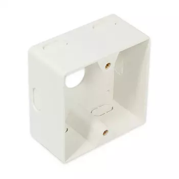 GoodConnections pinta-asennusrasia 80x80x40 mm helmenvalkoinen RAL 1013 GC-N0029