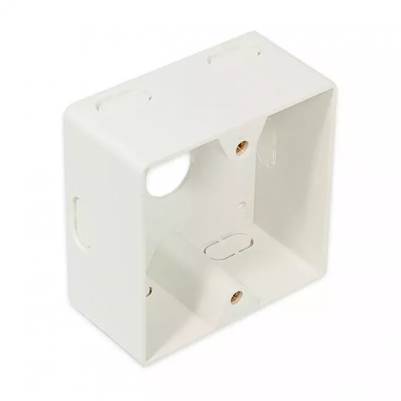 GoodConnections pinta-asennusrasia 80x80x40 mm helmenvalkoinen RAL 1013 GC-N0029