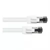 GoodConnections RNS® Cat.8.1 S/FTP -verkkokaapeli, PiMF, LSZH, 2000MHz, 40Gbit/s, valkoinen, 0,5 m