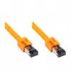 GoodConnections RNS® Cat.8.1 S/FTP -verkkokaapeli, LSZH, 2000MHz, 40Gbit/s, oranssi, 1,5m