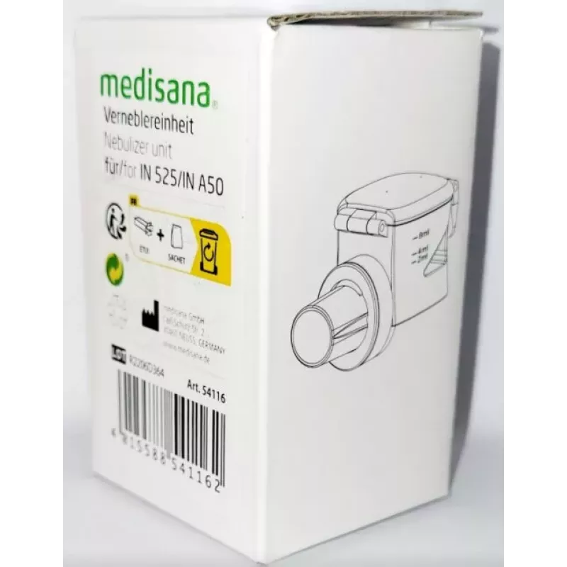 Medisana IN 525 minihöyryhengityslaite lääkekuppi