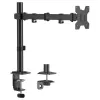 Equip pöytäteline 17-32 inch näytöille, 360° kääntyvä, 10 kg, musta