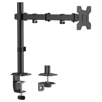 Equip pöytäteline 17-32 inch näytöille, 360° kääntyvä, 10 kg, musta