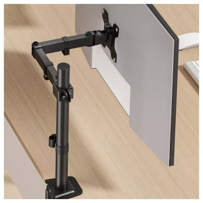 Equip pöytäteline 17-32 inch näytöille, 360° kääntyvä, 10 kg, musta