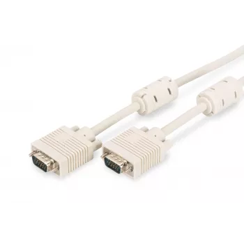 DIGITUS VGA-näytön liitäntäkaapeli 1,8 m musta