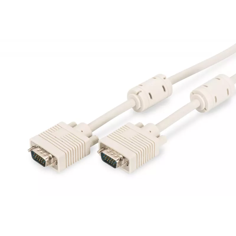 DIGITUS VGA-näytön liitäntäkaapeli 1,8 m musta