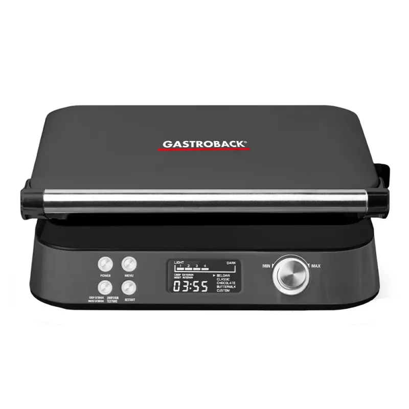 Gastroback 42449 vohvelirauta Advanced Control Black Edition
