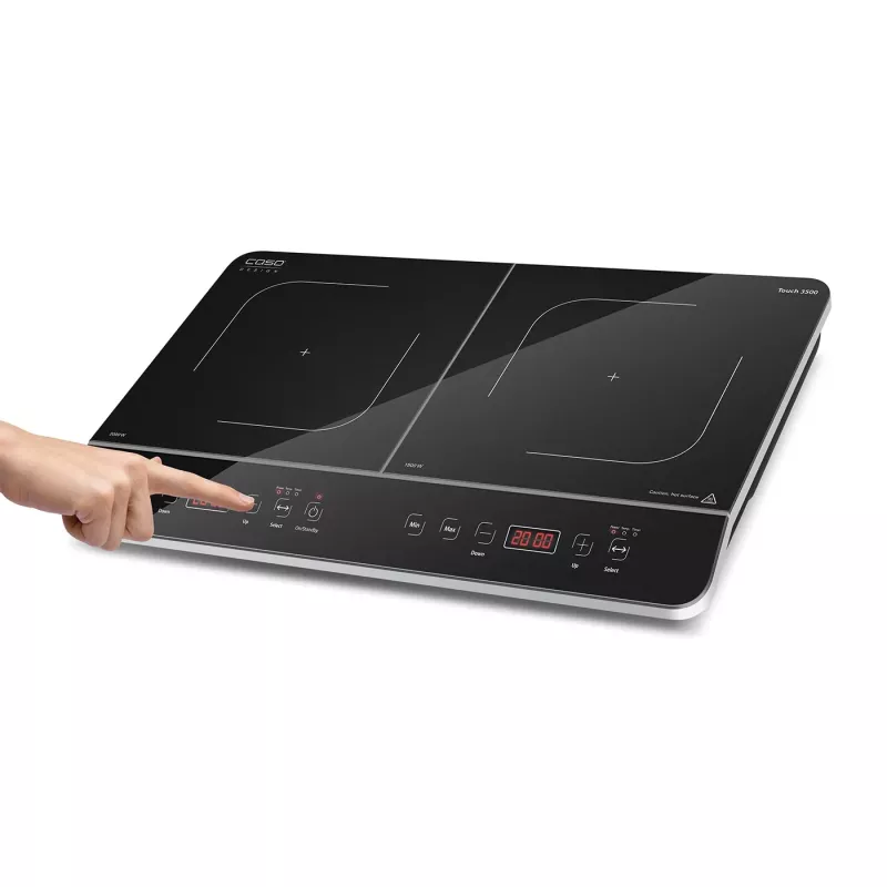 CASO Touch 3500 -induktioliesi 2 keittoaluetta musta