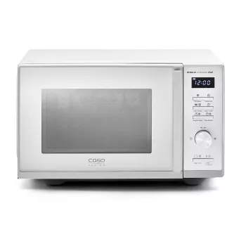 CASO Chef HCMG 25 -mikroaaltouuni - 900W, kiertoilma & grilli, 25L, ruostumaton teräs
