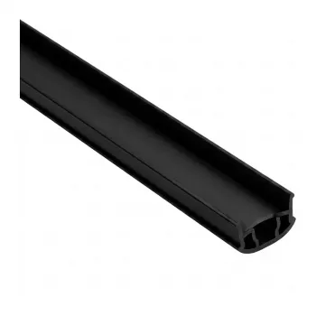 SYNERGY21 LED U-profiili ALU014 PMMA opaalihajotin musta 2000mm