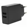 FLEPO NT-USB-103 USB-laturi 2-porttinen 100-240V AC - 5V DC 3A 15W valkoinen