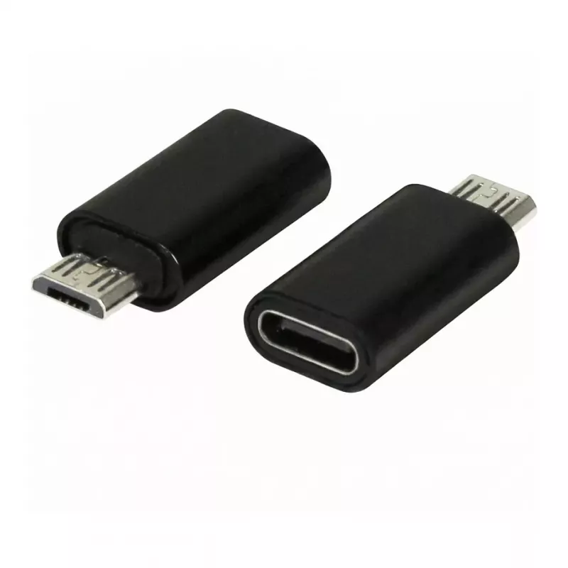 Synergy21 ALLTRAVEL USB-C-pistoke Micro-USB-liittimeen -sovitinjohto - musta