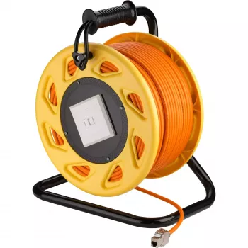 Goobay kannettava RJ45 Cat 7A S/FTP -kaapelikela 90m